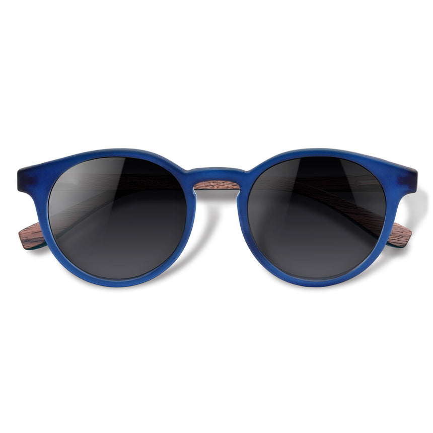 Óculos de Sol de Acetato com Madeira | Woodz Taylor Blue Fosco