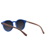 Óculos de Sol de Acetato com Madeira | Woodz Taylor Blue Fosco
