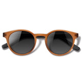 Óculos de Sol Mix Color | Woodz Taylor Camel Fosco (Haste Preta)