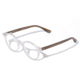 Armação de Acetato com Madeira | Woodz Taylor Cristal Fosco