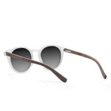 Óculos de Sol de Acetato com Madeira | Woodz Taylor Cristal Fosco