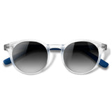 Taylor Cristal Transparente com haste azul