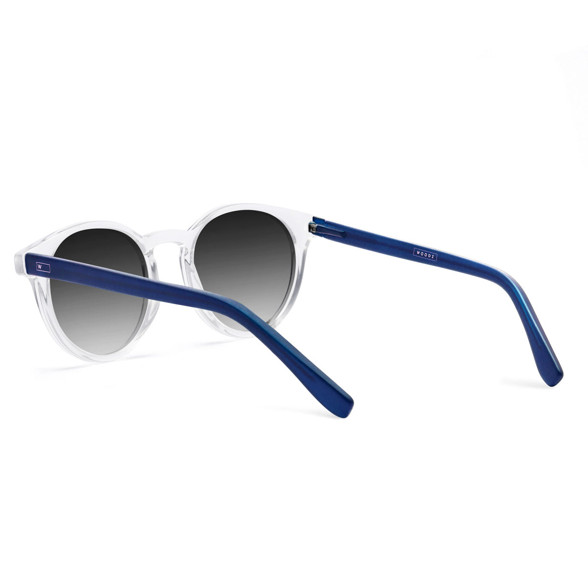 Taylor Cristal Transparente com haste azul
