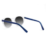 Taylor Cristal Transparente com haste azul