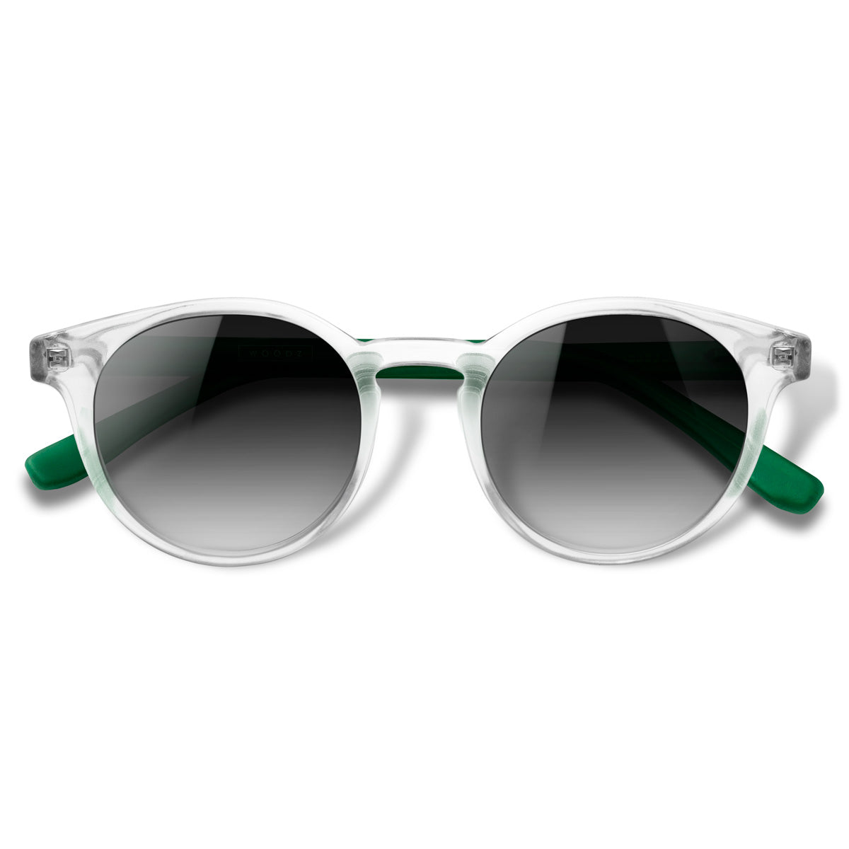 Taylor Cristal Transparente com haste verde