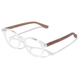 Armação de Acetato com Madeira | Woodz Taylor Cristal