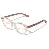 Armação de Acetato com Madeira | Woodz Taylor Champanhe