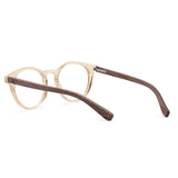 Armação de Acetato com Madeira | Woodz Taylor Champanhe