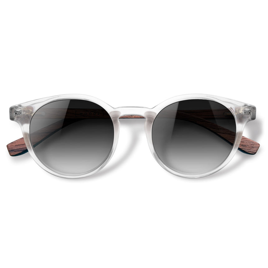 Óculos de Sol de Acetato com Madeira | Woodz Taylor Cristal