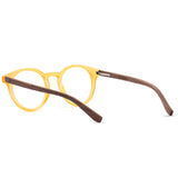 Armação de Acetato com Madeira | Woodz Taylor Gold Fosco