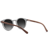 Óculos de Sol de Acetato com Madeira | Woodz Taylor Grafite Fosco