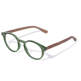 Armação de Acetato com Madeira | Woodz Taylor Green
