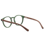 Armação de Acetato com Madeira | Woodz Taylor Green