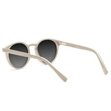 Óculos de Sol todo de Acetato | Woodz Taylor Off White