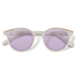 Óculos de Sol todo de Acetato | Woodz Taylor Off White