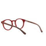 Armação de Acetato com Madeira | Woodz Taylor Red Fosco