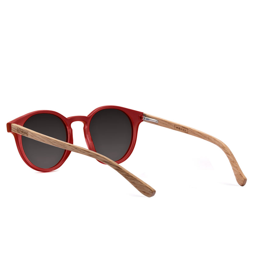 Óculos de Sol de Acetato com Madeira | Taylor Red Label (Woodz x Johnnie Walker)