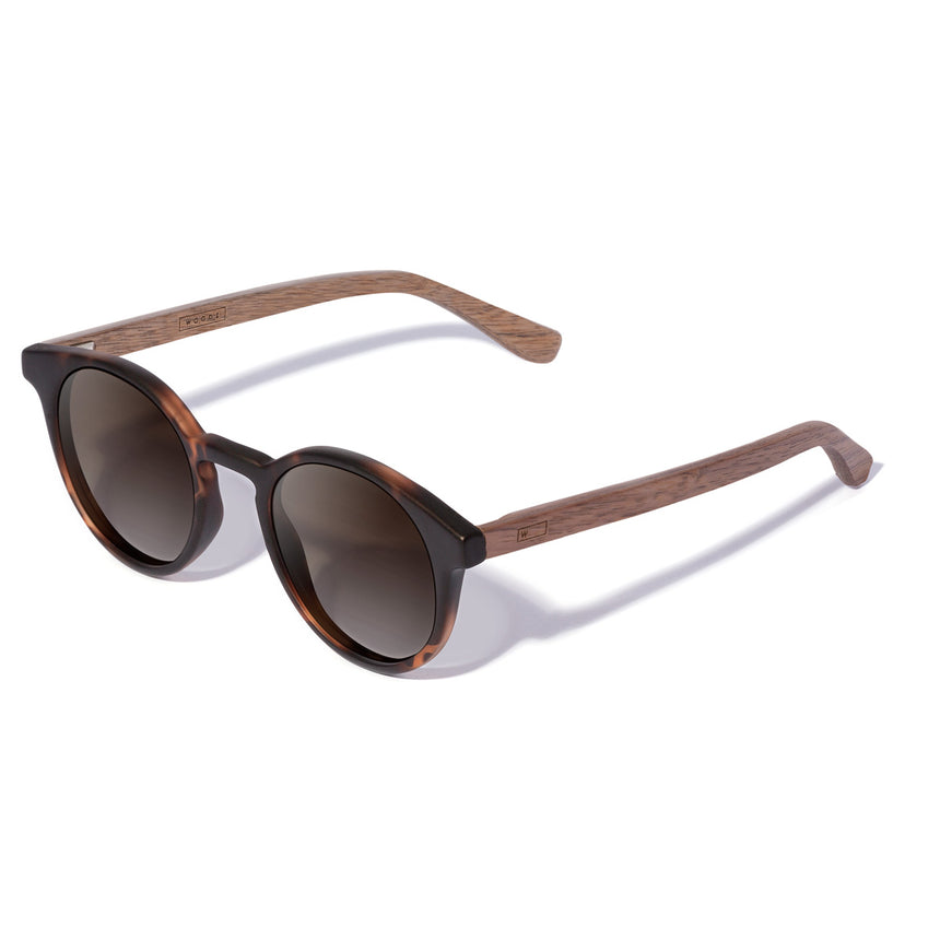 Óculos de Sol de Acetato com Madeira | Woodz Taylor Tortoise Fosco