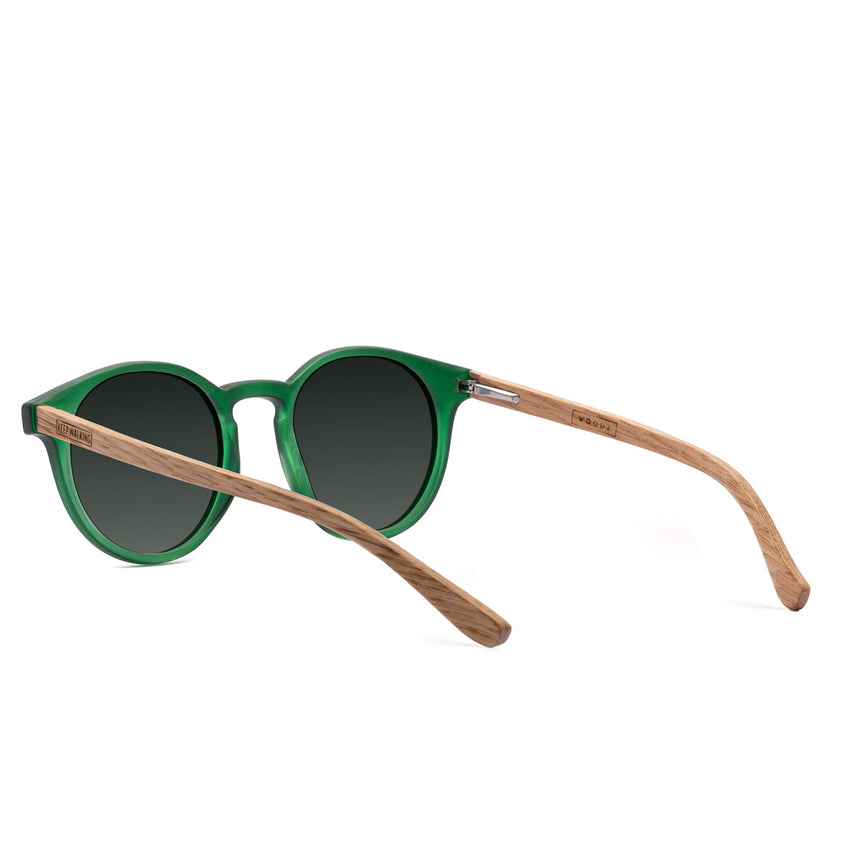 Óculos de Sol de Acetato com Madeira | Taylor Green Label (Woodz x Johnnie Walker)