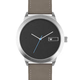 Relógio de Aço com Madeira | Woodz Titan Black (Pulseira Fendi)