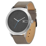 Relógio de Aço com Madeira | Woodz Titan Black (Pulseira Fendi)