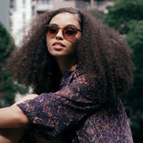 Óculos de Sol todo de Acetato | Woodz Toshi Marrom