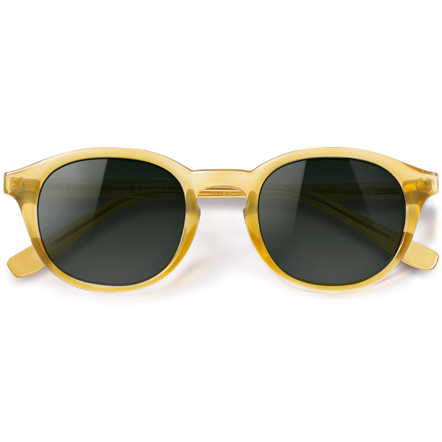 Óculos de Sol todo de Acetato | Woodz Toshi Gold