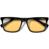 Zeta Black com lente colorida amarela