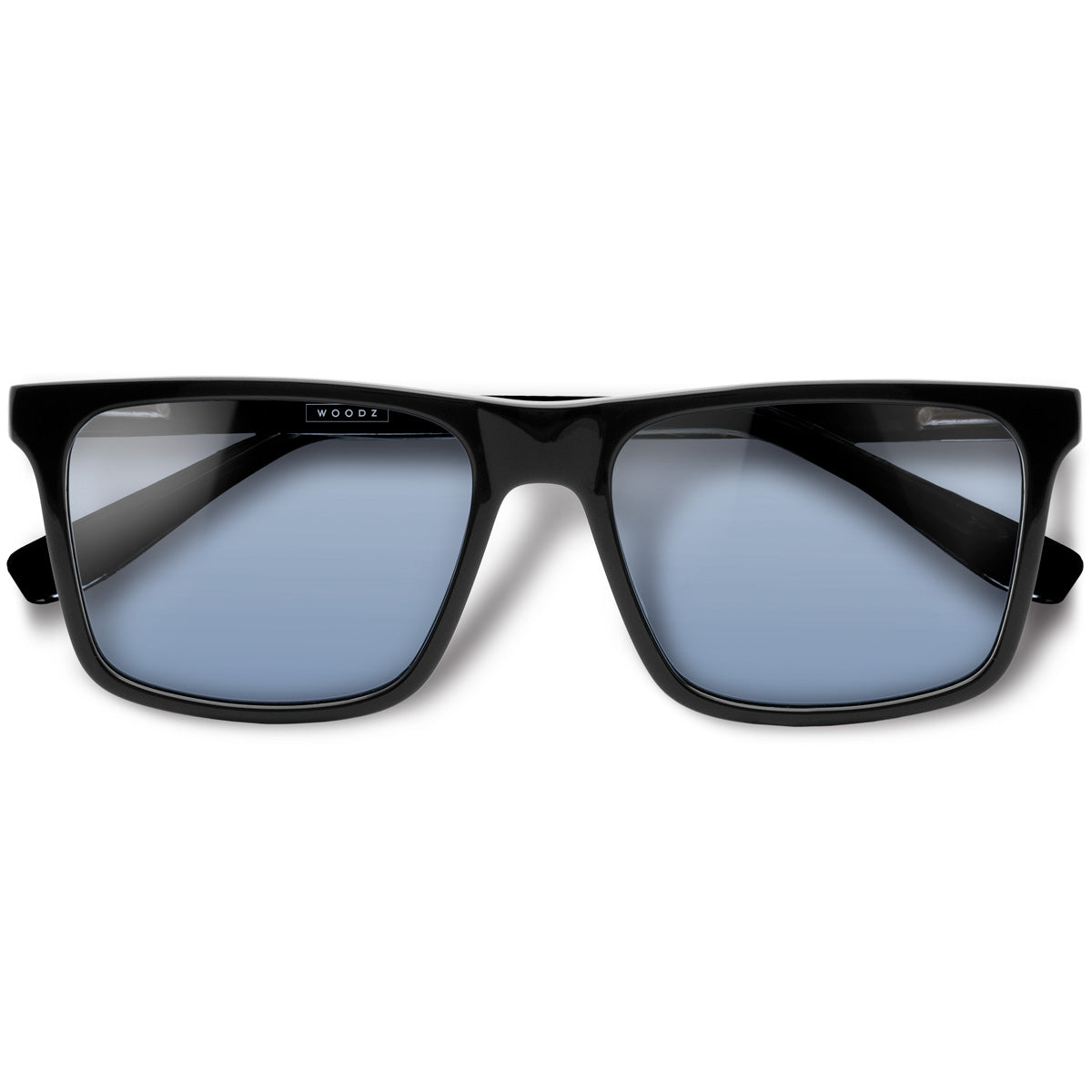 Zeta Black com lente colorida azul clara