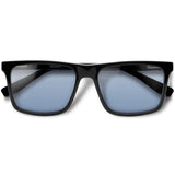 Zeta Black com lente colorida azul clara