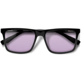 Zeta Black com lente colorida lilás