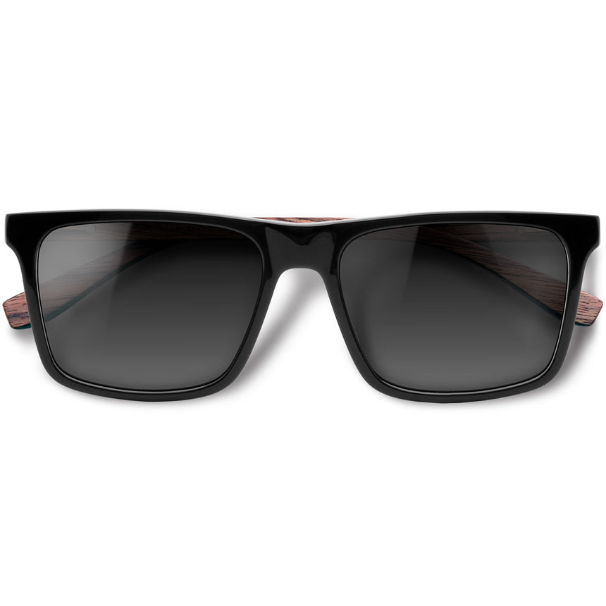 Óculos de Sol de Acetato com Madeira | Woodz Zeta Black