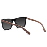 Óculos de Sol de Acetato com Madeira | Woodz Zeta Black