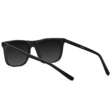 Óculos de Sol todo de Acetato | Woodz Zeta Black Fosco