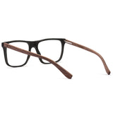 Armação de Acetato com Madeira | Woodz Zeta Black Fosco