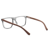 Armação de Acetato com Madeira | Woodz Zeta Grafite