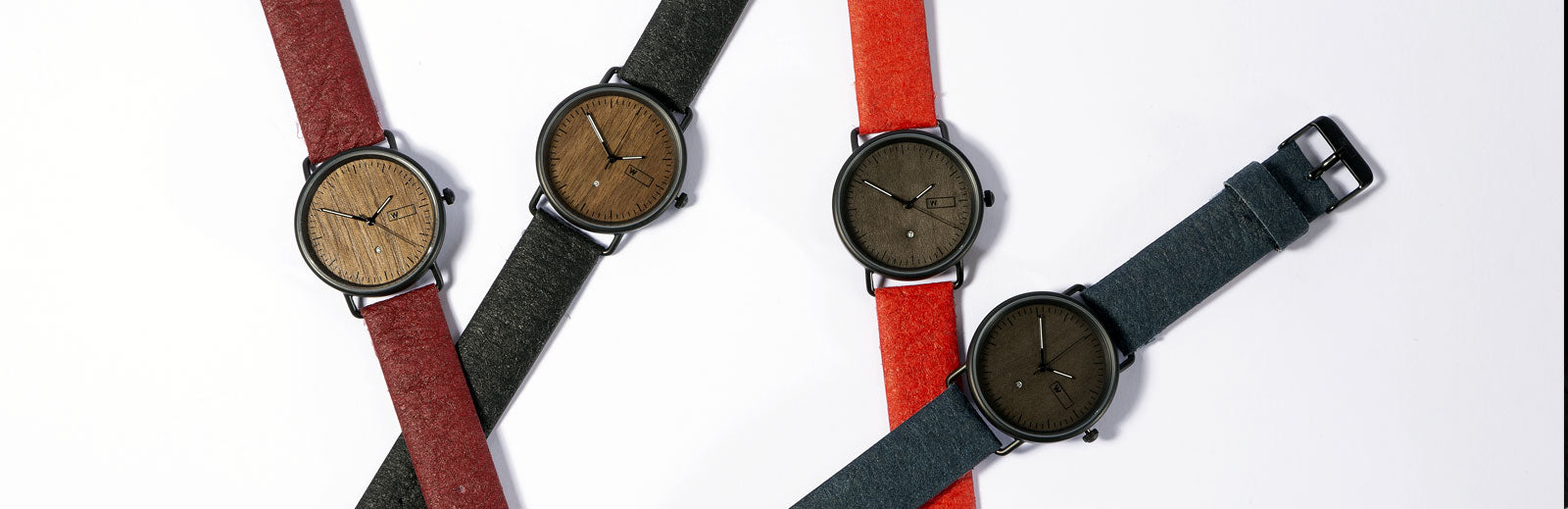 Relógio de Aço com Madeira | Woodz Ox Nut (Pulseira Nato Laranja)