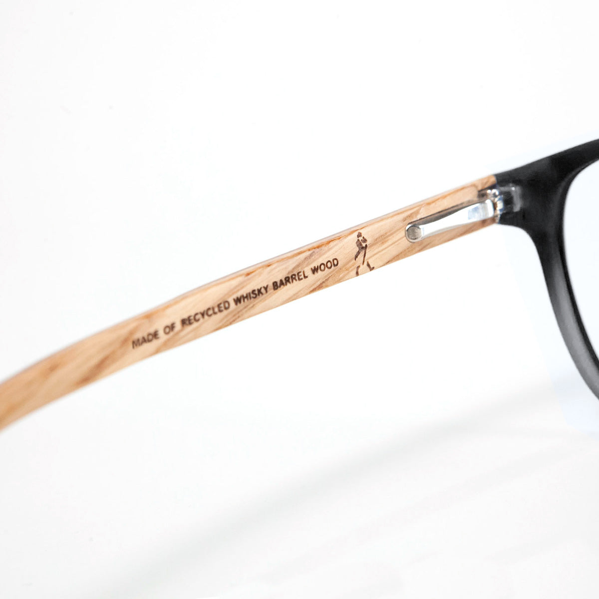 Óculos de Sol de Acetato com Madeira | Olli Black Label (Woodz x Johnn