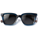Óculos de Sol de Acetato com Madeira | Woodz Kim Blue