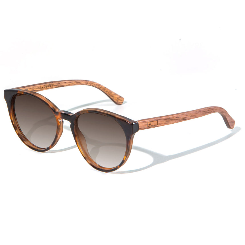 Óculos de Sol de Acetato com Madeira | Woodz Ava Tortoise
