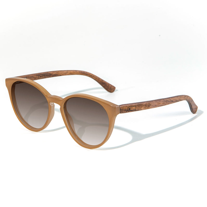 Óculos de Sol de Acetato com Madeira | Woodz Ava Nude