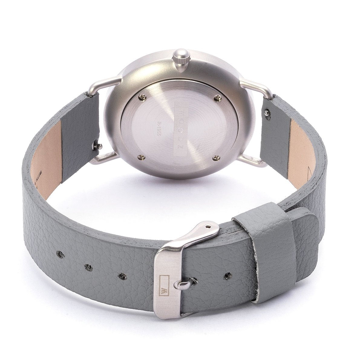 Steel & Wood Watch | Woodz Ax Natura (Pinatex Grey Strap)