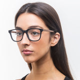 Armação de Acetato com Madeira | Woodz Carter Black Fosco