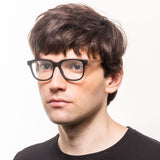 Armação de Acetato com Madeira | Woodz Carter Black Fosco