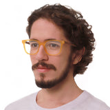 Armação de Acetato com Madeira | Woodz Carter Gold Fosco