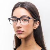 Armação de Acetato com Madeira | Woodz Carter Cinza Tempestade