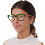 Armação de Acetato com Madeira | Woodz Carter Green Fosco