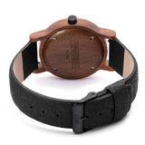 Wood Watch | Woodz Eko Nut (Pinatex Black Strap)