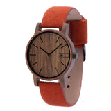 Relógio de Madeira | Woodz Eko Nut (Pulseira Lona Terracota)
