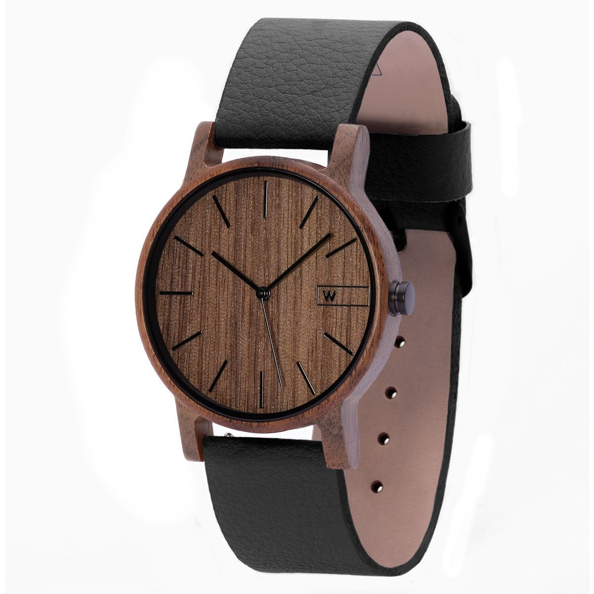 Wood Watch | Woodz Eko Nut (Pinatex Black Strap)